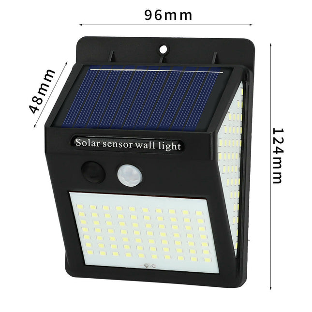 2 Pack Solar Lights Outdoor Waterproof Solar Motion Sensor Wall Lights for Garage Deck Yard