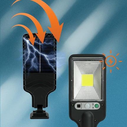 2 Pack Solar Street Lights Outdoor Waterproof Solar Motion Sensor Lights for Garden Yard Garage