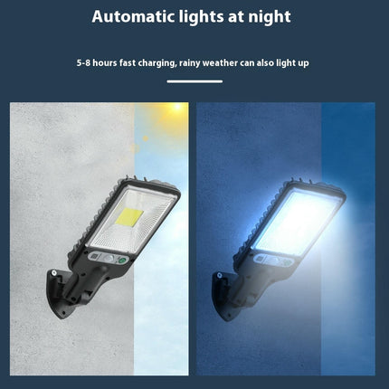 2 Pack Solar Street Lights Outdoor Waterproof Solar Motion Sensor Lights for Garden Yard Garage