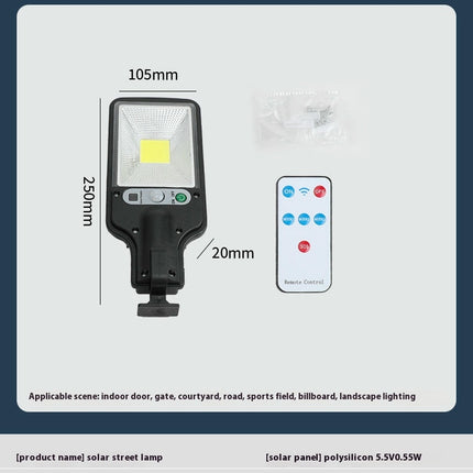 2 Pack Solar Street Lights Outdoor Waterproof Solar Motion Sensor Lights for Garden Yard Garage