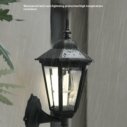 Solar Wall Lantern Outdoor Waterproof Solar Lights for Porch Fence Garden