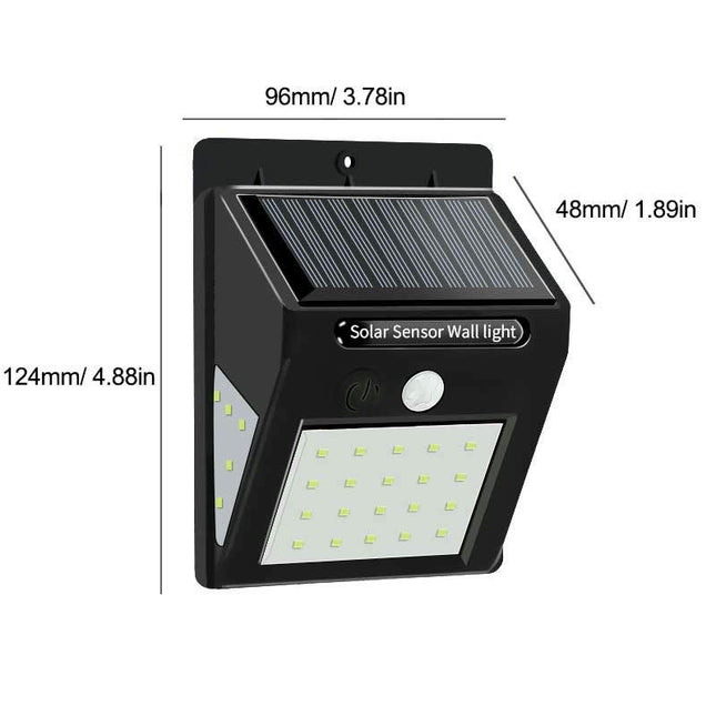 2 Pack Solar Lights Outdoor Motion Sensor Waterproof Wall Lights for Yard Garage Deck Pack