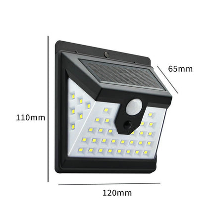 2 Pack Solar Lights Outdoor Motion Sensor Waterproof Wall Lights for Yard Garage Deck Pack