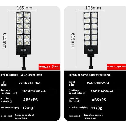 Solar Flood Street Lights Outdoor Waterproof Light with Motion Sensor for Garden Yard Garage