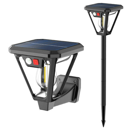 2 Pack Solar Lights Outdoor Waterproof Solar Powered Lights for Outside Yard Garden Wall