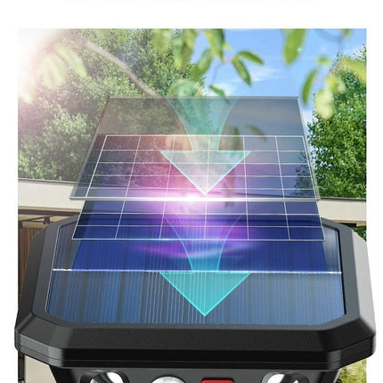 2 Pack Solar Lights Outdoor Waterproof Solar Powered Lights for Outside Yard Garden Wall