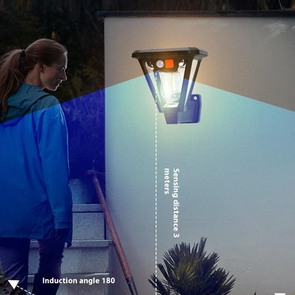 2 Pack Solar Lights Outdoor Waterproof Solar Powered Lights for Outside Yard Garden Wall