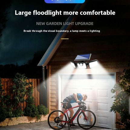 2 Pack Solar Lights Outdoor Waterproof Solar Motion Sensor Wall Light for Garden Garage Yard