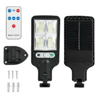 2 Pack Solar Street Lights Motion Sensor Outdoor Waterproof Flood Lights for Garage Yard