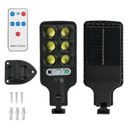 2 Pack Solar Street Lights Motion Sensor Outdoor Waterproof Flood Lights for Garage Yard