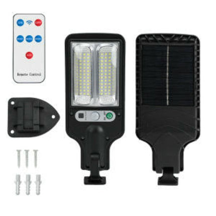 2 Pack Solar Street Lights Motion Sensor Outdoor Waterproof Flood Lights for Garage Yard