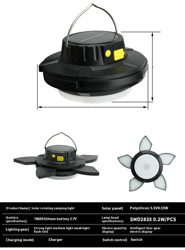 Camping Light Tent Lights Portable Rechargeable LED Camping Light