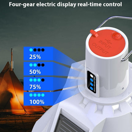 Emergency Solar Rechargeable Light Bulbs Portable LED Solar Emergency Light for Outdoor Camping