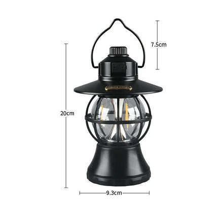 Camping Lantern Lights LED Lamp Type C Rechargeable Emergency Light for Outdoors Camping