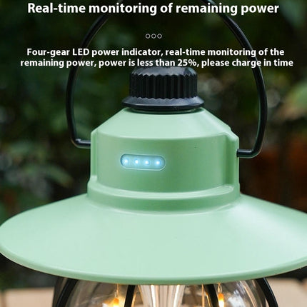 Camping Lantern Lights LED Lamp Type C Rechargeable Emergency Light for Outdoors Camping