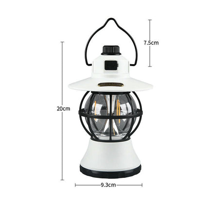 Camping Lantern Lights LED Lamp Type C Rechargeable Emergency Light for Outdoors Camping
