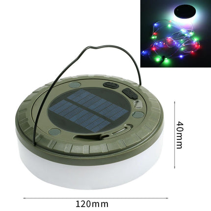 Camping String Lights Rechargeable Tent Lights String Hanging Waterproof Portable LED Lamp
