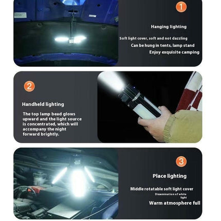 Foldable Camping Lights Rechargeable Tent Lights Portable Lanterns for Emergency