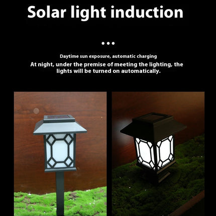 2 Pack LED Solar Lights Outdoor Walkway Lights for Garden Landscape Path Yard