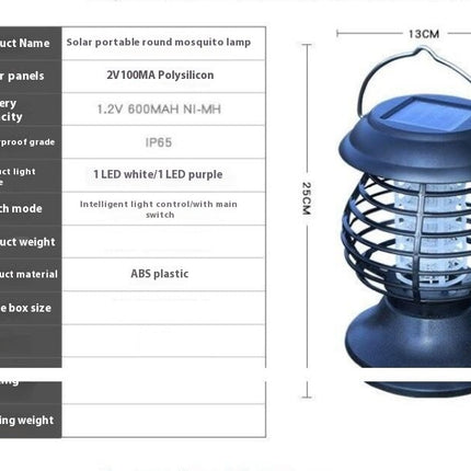 2 Pack Solar Bug Zapper Outdoor Waterproof Mosquito Zapper Killer for Home Patio Backyard Camping