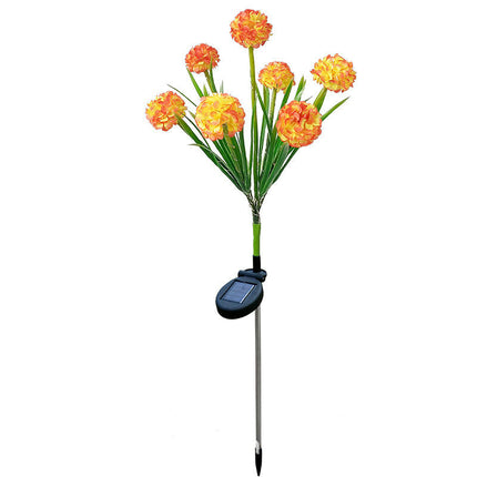 2 Pack Solar Garden Lights with Flowers Outdoor Decoration Lights for Patio Yard Pathway