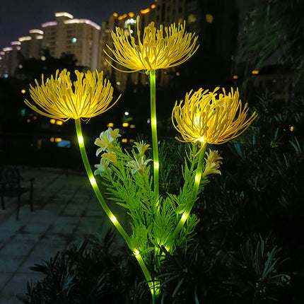 4 Pack Solar Flowers Lights Outdoor Waterproof Solar Lights for Outside Garden Yard Decor
