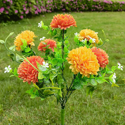 2 Pack Solar Lights Outdoor Garden Decorative Waterproof Flowers Lights for Yard Garden Patio