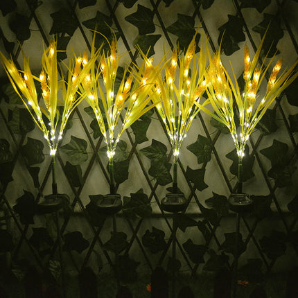 2 Pack Garden Solar Lights Outdoor Waterproof Flowers Solar Garden Lights for Outdoor Decor