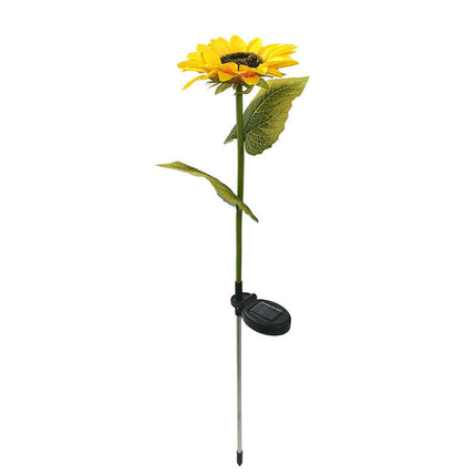 2 Pack Solar Outdoor Waterproof Sunflowers Flower Lights for Yard Lawn Patio Pathway