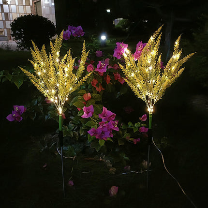Pack Outdoor Waterproof Lavender Flowers Decorative Solar Lights for Outside Garden Decor