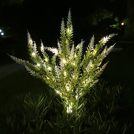 Pack Outdoor Waterproof Lavender Flowers Decorative Solar Lights for Outside Garden Decor