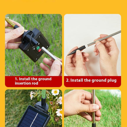 2 Pack Solar Garden Lights Outdoor Hydrangea Flower Solar Lights for Patio Lawn Yard Decor
