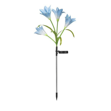 2 Pack Outdoor Waterproof Lily flower Lights Stake Garden Lights for Yard Patio Lawn Pathway