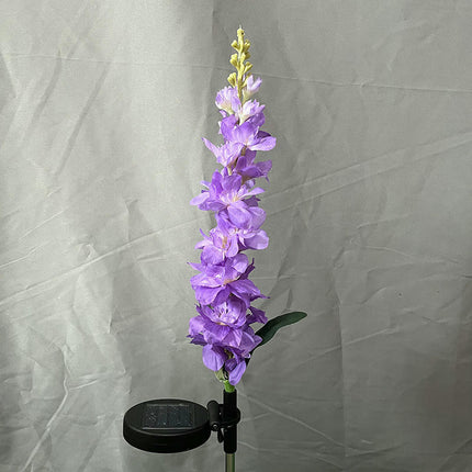 2 Pack Outdoor Waterproof Solar Hyacinth Flowers Lights for Garden Lawn Yard Patio Decor