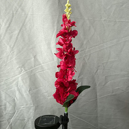 2 Pack Outdoor Waterproof Solar Hyacinth Flowers Lights for Garden Lawn Yard Patio Decor