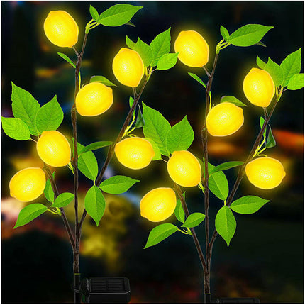2 Pack Outdoor Waterproof Solar Landscape Lights for Garden Lawn Yard Patio Decor