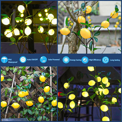 2 Pack Outdoor Waterproof Solar Landscape Lights for Garden Lawn Yard Patio Decor