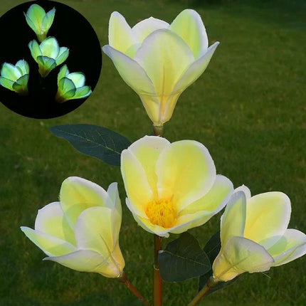 2 Pack Outdoor Waterproof Solar Flowers Garden Lights for Yard Patio Lawn Decor