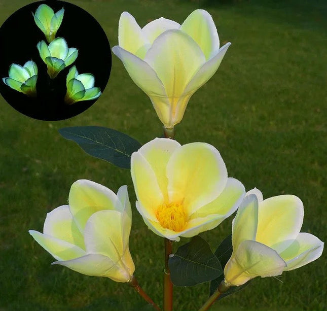 2 Pack Outdoor Waterproof Solar Flowers Garden Lights for Yard Patio Lawn Decor