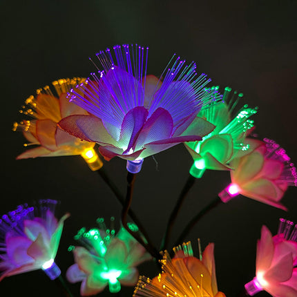 2 Pack Solar Garden Lights Outdoor Waterproof Solar Flowers Lights for Outside Yard Patio Decor