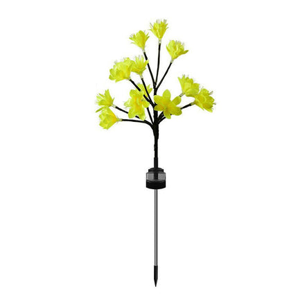 2 Pack Solar Garden Lights Outdoor Waterproof Solar Flowers Lights for Outside Yard Patio Decor