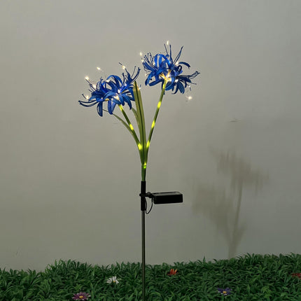 2 Pack Solar Garden Outdoor Flowers Lights Solar Landscape Lights for Yard Patio Decor