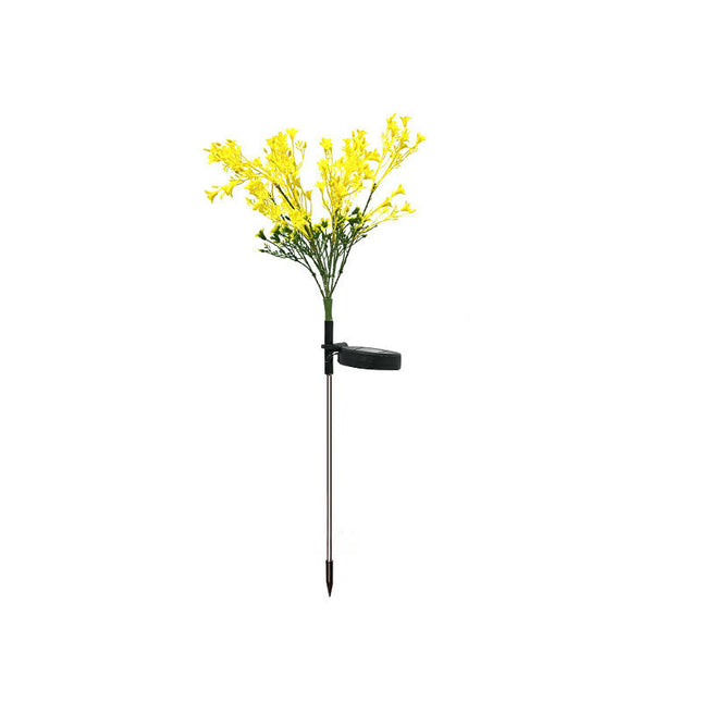 2 Pack Solar Flowers Lights Outdoor Waterproof Garden Lights for Garden Yard Pathway Patio