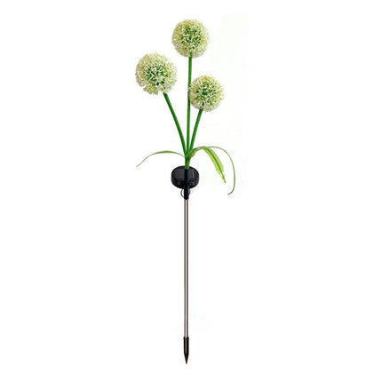 2 Pack Solar Dandelion Flowers Lights Outdoor Waterproof Solar Lights for Garden Patio Decor
