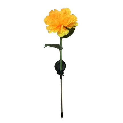 2 Pcs Solar Outdoor Lights Peony Flowers Decorative Solar Lights for Outside Garden Decor