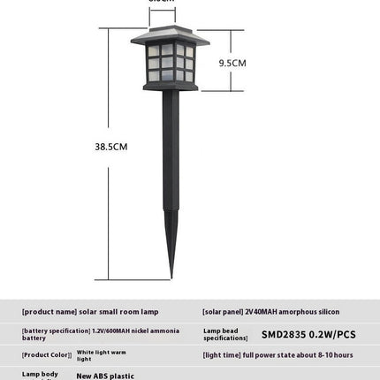 2 Pack Outdoor LED Solar Garden Lights Waterproof Solar Lights for Garden Landscape Path