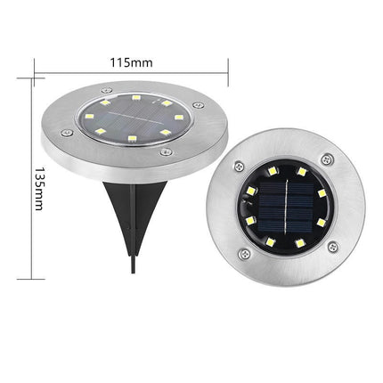 Outdoor Waterproof Solar Garden Lights In-Ground Lights for Garden Decor Yard Driveway Walkway