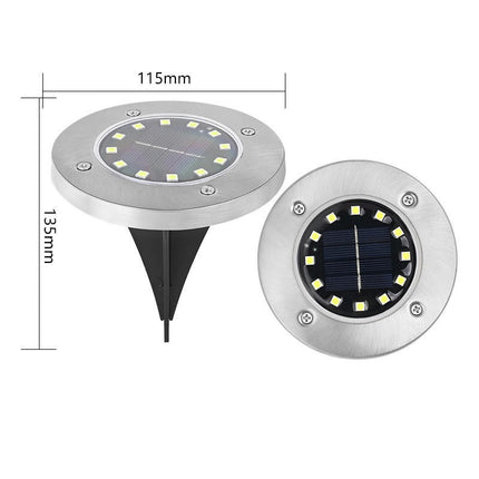Outdoor Waterproof Solar Garden Lights In-Ground Lights for Garden Decor Yard Driveway Walkway