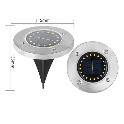 Outdoor Waterproof Solar Garden Lights In-Ground Lights for Garden Decor Yard Driveway Walkway