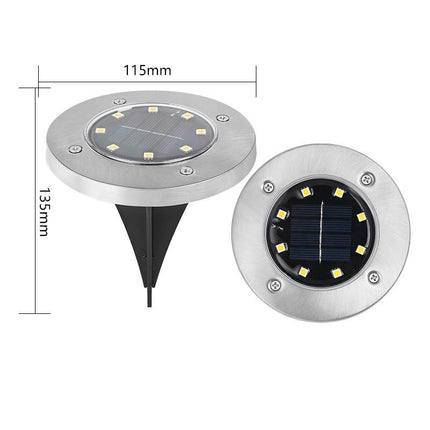 Outdoor Waterproof Solar Garden Lights In-Ground Lights for Garden Decor Yard Driveway Walkway